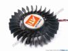 81366 Power Logic PLB05710S12H Server - Frameless / GPU Fan dia55x55x10, w85x2x2, 12V 0.2A, Black Power Logic PLB05710S12H Server - Frameless / GPU Fan 