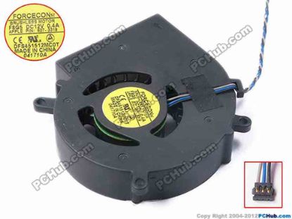 81396 Forcecon DFS451512MC0T Server - Blower Fan bw69x69x15, w145x3x3, 12V 0.4A Forcecon DFS451512MC0T Server - Blower Fan