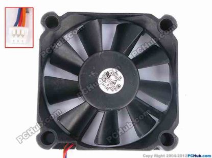 81417 Panasonic UDQF6XH01CQU Cooling Fan  size:60x15, w35x3x3, 5V 0.03A, Bare fan Panasonic UDQF6XH01CQU Cooling Fan  