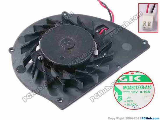 81451 Protechnic Magic MGA5012XR-A10 Server - Round Fan dia65x50x11, w115x2x2, 12V 0.19A Protechnic Magic MGA5012XR-A10 Server - Round Fan 