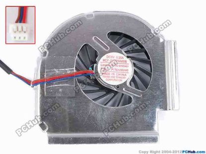 81494 IBM Thinkpad T60 Series Cooling Fan  42W2461, 42W2460, w70x3x3, 5V 0.25A, Bare fan, IBM Thinkpad T60 Series Cooling Fan  