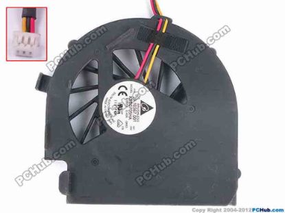 81521 Delta Electronics KSB0705HA Cooling Fan  -9K63, w45x3x3, 5V 0.40A, Bare fan Delta Electronics KSB0705HA Cooling Fan  