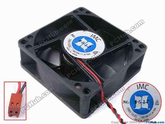 81666 JMC / DaTech 7025-12LS Server - Square Fan sq70x70x25, w160x2x2, 12V 0.15A JMC / DaTech 7025-12LS Server - Square Fan 