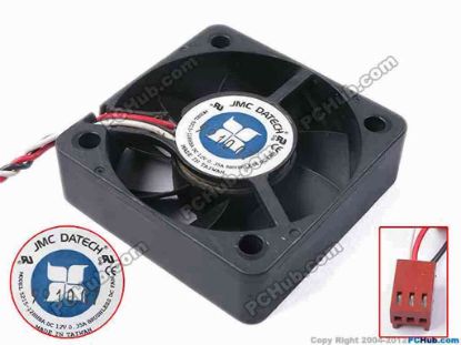 81838 JMC / DaTech 5215-12HHBA Server - Square Fan sq52x52x15, w320x3x3, 12V 0.35A JMC / DaTech 5215-12HHBA Server - Square Fan 