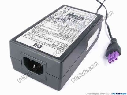 81908 HP Common Item (HP) AC Adapter 20V & Above 0950-4476, 32V 1560mA, 3-Hole, IEC HP Common Item (HP) AC Adapter 20V & Above <span class="span11" id="ctl00_ContentPlaceHolder1_ItemDesc1_lblItemDescription">HP P/N: 
0950-4476<br />
Model P/N: AA23030<br />
<br />
INPUT: 100-240V~ 1800mA, 
50/60Hz<br />
OUTPUT: 32V 1560mA<br />
<div>Connecter size: 3 Hole ( For IEC)</div>
<div><br />
Dimensions: 148 x 78 x 45 mm<br />
<br />
<strong>HP Deskjet 6500 series, HP Deskjet 6800 series, HP Photosmart 8100 series, HP 
Photosmart 8400 series</strong></div>
<p>*Please take note, 2 wire (IEC C13) AC <a shape="rect" href="http://www.pchub.com/uph/category/356/Power-Core.html"><font color="#810081">power cord</font></a> not included.</p></span>