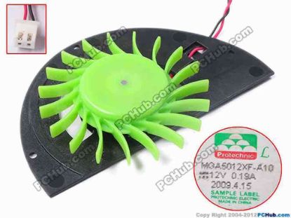 81959 Protechnic Magic MGA5012XF-A10 Server - Round Fan w105x2x2, 12V 0.19A Protechnic Magic MGA5012XF-A10 Server - Round Fan 