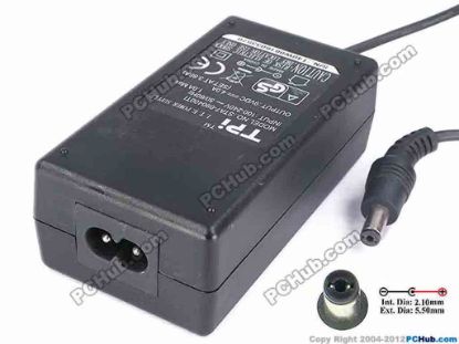 81976 Other Brands Tpi AC Adapter 5V-12V 9V 4A, 5.5/2.1mm, 2-Prong Other Brands Tpi AC Adapter 5V-12V <span class="span11" id="ctl00_ContentPlaceHolder1_ItemDesc1_lblItemDescription">
<p><span id="ctl00_ContentPlaceHolder1_ItemDesc1_lblItemDescription">Model:  STA7-090400TI</span></p>
<p>INPUT: 100-240V~ 1.0A, 50-60Hz <br />
OUTPUT: 9V 4.0A  36W<br />
Connecter size: Int. Diameter: 2.10mm    <br />
                             Ext. Diameter:  5.50mm</p>
<p>Dimension:  94 x&nbsp;50 x 32 mm</p>
<p>*Please take note,&nbsp;2 wire AC <a shape="rect" href="http://www.pchub.com/uph/category/356-0-0-1-2/Laptop-Spare-Part.html"><font color="#810081">power cord</font></a> not included.</p></span>