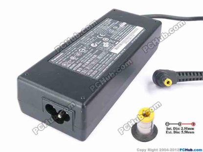 81978 Panasonic Common Item (Panasonic) AC Adapter- Laptop 15.6V 8A, Barrel 5.5/2.5mm, 3-Prong, New Panasonic Common Item (Panasonic) AC Adapter- Laptop AC Adaptor Model No.: CF-AA5803A J1
<p>INPUT: 100-240V~ 1.4A, 50-60Hz<br />
OUTPUT: 15.6V 8.0A 125W<br />
Connecter  size: Int. Diameter: 2.50mm    <br />
                             Ext. Diameter:  5.50mm<br />
                      </p>
<p>*Please take note, 3 wire AC <a shape="rect" href="http://www.pchub.com/uph/category/356-0-0-1-2/Laptop-Spare-Part.html"><font color="#810081">power cord</font></a> not included.</p>