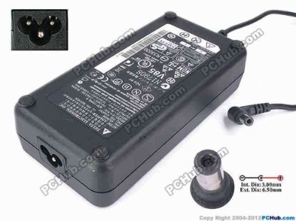 82039 Delta Electronics ADP-150NB B AC Adapter- Laptop 19.5V 6.66A, 6.3/3.0mm, 3-Prong Delta Electronics ADP-150NB B AC Adapter- Laptop <span id="ctl00_ContentPlaceHolder1_ItemDesc1_lblItemDescription" class="span11">
<p><span id="ctl00_ContentPlaceHolder1_ItemDesc1_lblItemDescription">Model:ADP-150NB B</span></p>
<p>INPUT: 100-240V~2.0A, 50-60Hz <br />
OUTPUT: 19.5V 6.66A 130W<br />
Connecter size: Int. Diameter: 3.0mm <br />
Ext. Diameter: 6.50mm<br />
</p>
<p>Dimensions: 160 X 79 X 40 mm</p>
<p>*Please take note, 3 wire AC <a href="http://www.pchub.com/uph/category/356-0-0-1-2/Laptop-Spare-Part.html" shape="rect"><font color="#810081">power cord</font></a> not included.</p></span>