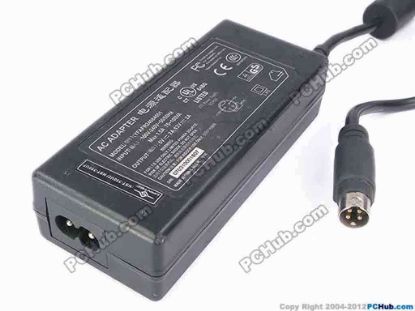 82107 Other Brands Yu Feng Electronic AC Adapter 5V-12V 12V 2A, 5V 2A, 4P, P1=5V, P4=12V, 2-Prong Other Brands Yu Feng Electronic AC Adapter 5V-12V <div>Model: YFAFR24084001</div>
<div><br />
</div>
<div>INPUT: 100-240V~1.5A, 50-60Hz&nbsp;</div>
<div>DC Output: 12V (2A), 5V (2A) </div>
<div>Connector: 4-Pin DIN</div>
<div><br />
</div>
<div>Dimensions: 115 X 50 X 30 mm</div>
<div><br />
</div>
<div>*Please take note, 2 wire AC power cord not included.</div>
<div><br />
</div>