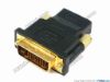 82133 Gift Home Adapter- HDMI HDMI / DVI 24+1, Male to Male. Black Gift Home Adapter- HDMI 