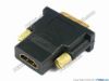 82133 Gift Home Adapter- HDMI HDMI / DVI 24+1, Male to Male. Black Gift Home Adapter- HDMI 