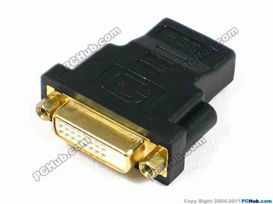 82134 Gift Home Adapter- HDMI HDMI / DVI 24+1, Male to Female. Black Gift Home Adapter- HDMI <div style="padding-bottom: 2px; border-right-width: 0px; padding-left: 2px; padding-right: 2px; border-top-width: 0px; border-bottom-width: 0px; font-size: 10pt; border-left-width: 0px; padding-top: 2px"><span style="font-weight: bold">Converter between HDMI and DVI</span><br />
Converting HDMI signals to DVI signal, or converting DVI signals to HDMI signal</div>