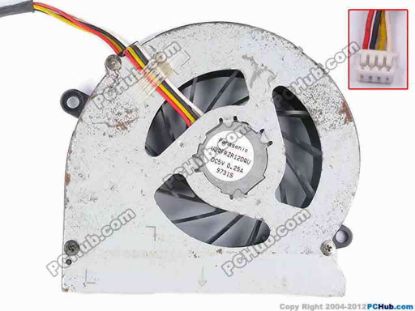 82331 Panasonic UDQFRZR12DQU Cooling Fan  w110x4x4, 5V 0.25A, Bare fan Panasonic UDQFRZR12DQU Cooling Fan  