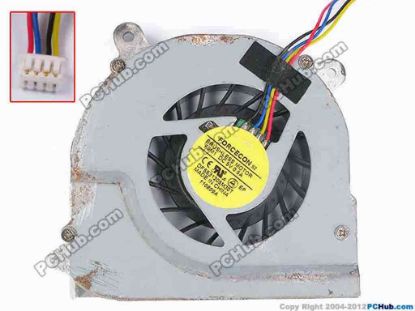 82371 Forcecon DFS531205M30T Cooling Fan  F9M1, w25x4x4, 5V 0.5A, Bare fan Forcecon DFS531205M30T Cooling Fan  