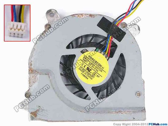 82371 Forcecon DFS531205M30T Cooling Fan  F9M1, w25x4x4, 5V 0.5A, Bare fan Forcecon DFS531205M30T Cooling Fan  