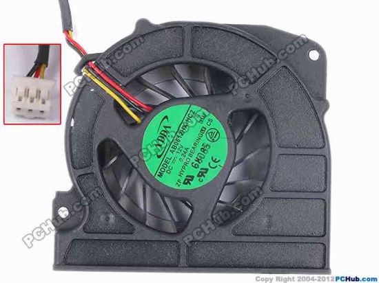 82539 ADDA AB0612HX-HC2 Server - Blower Fan S, X1A, bw62x57x12, w275x3x3, 12V 0.24A ADDA AB0612HX-HC2 Server - Blower Fan 