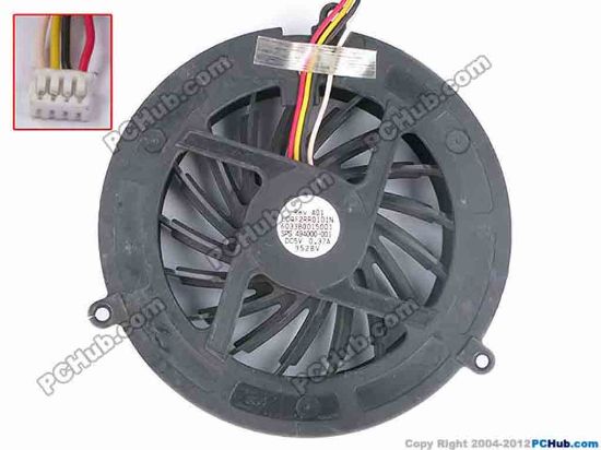 82557 Panasonic UDQF2RR01D1N Cooling Fan  6033B0015001, w20x4x4, 5V 0.37A, Bare Fan Panasonic UDQF2RR01D1N Cooling Fan  