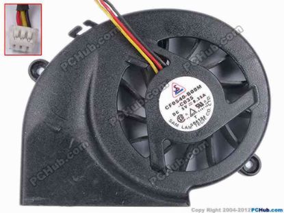 82593 SAM LAM CF0540-B08M-C035 Cooling Fan  w50x3x3, 5V 0.35A, Bare Fan SAM LAM CF0540-B08M-C035 Cooling Fan  