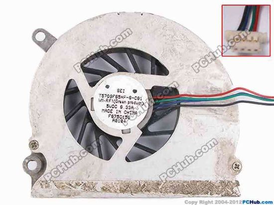 82649 SEI T5709F05HP-0-C01 Cooling Fan  M1-RF1, w20x4x4, 5V 0.33A, Bare Fan SEI T5709F05HP-0-C01 Cooling Fan  
