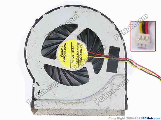 82676 Forcecon Common Item (Forcecon) Cooling Fan  F9V8, w70x3x3, 5V, Bare Fan Forcecon Common Item (Forcecon) Cooling Fan  