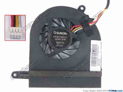 82680 SUNON MG55100V1-Q040-S99 Cooling Fan  36ZK6TATN70, w55x4x4, 5V, Bare Fan SUNON MG55100V1-Q040-S99 Cooling Fan  