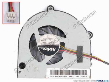 82686 Nidec G75R05MS1AD-52T131 Cooling Fan  9Z28T, w85x3x3, 5V 0.45A, Bare Fan Nidec G75R05MS1AD-52T131 Cooling Fan  