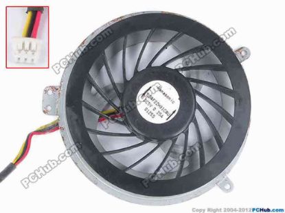 82701 Panasonic UDQF2ZH91CQU Cooling Fan  w70x3x3, 5V 0.25A, Bare Fan Panasonic UDQF2ZH91CQU Cooling Fan  