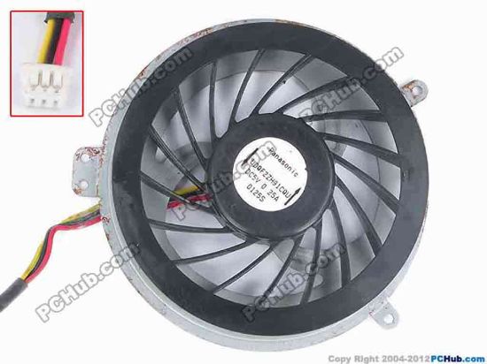 82701 Panasonic UDQF2ZH91CQU Cooling Fan  w70x3x3, 5V 0.25A, Bare Fan Panasonic UDQF2ZH91CQU Cooling Fan  