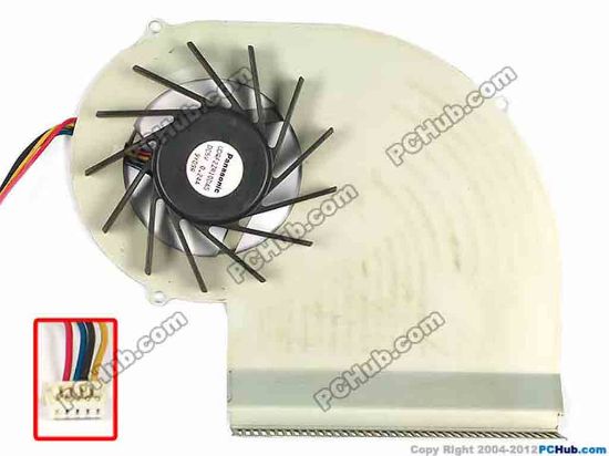 82741 Panasonic UDQF2ZR10DAS Cooling Fan  w170x4x5, 5V 0.24A, Bare Fan Panasonic UDQF2ZR10DAS Cooling Fan  