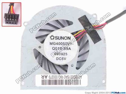 82746 SUNON MG40050V1-Q010-S9A Cooling Fan  AT0BD001SA0, w20x4x4, 5V, Bare Fan SUNON MG40050V1-Q010-S9A Cooling Fan  
