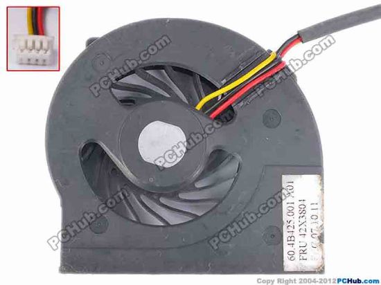 82748 Panasonic UDQFVEH15FFD Cooling Fan  60.4B425.001, w35x3x4, 5V 0.25A, Bare Fan Panasonic UDQFVEH15FFD Cooling Fan  