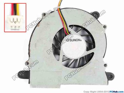 83193 SUNON Common Item (SUNON) Cooling Fan  w70x3x3, 5V, Bare fan SUNON Common Item (SUNON) Cooling Fan  