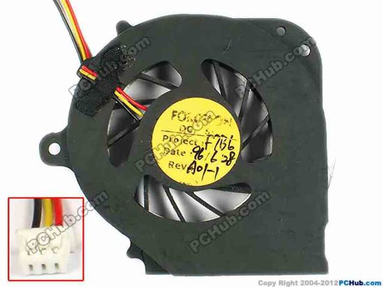 83306 Forcecon Common Item (Forcecon) Cooling Fan  F3B6, w50x3x3, 5V, Bare fan Forcecon Common Item (Forcecon) Cooling Fan  