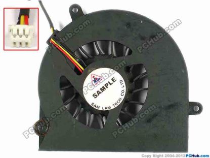 83308 SAM LAM Unknown Cooling Fan  w50x3x3, 5V, Bare fan SAM LAM Unknown Cooling Fan  