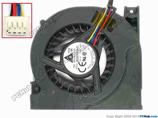 84380 Delta Electronics BSB0705HC Cooling Fan  -9W57, w60x4x4, 5V 0.36A Delta Electronics BSB0705HC Cooling Fan  For Lenovo IdeaCentre A600