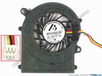 84426 Other Brands MH4009L05 Cooling Fan  w110x3x3, 5V 0.15A Other Brands MH4009L05 Cooling Fan  