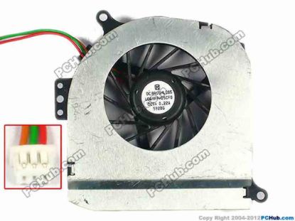 84436 Panasonic UDQFRPH25CF0 Cooling Fan  w40x3x3, 5V 0.22A, Bare Panasonic UDQFRPH25CF0 Cooling Fan  