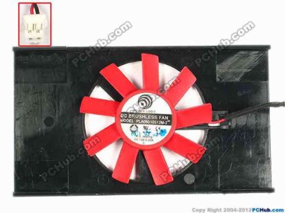 84546 Power Logic PLA05010S12M-2 Server - Square Fan sq95x55x8, w135x2x2, 12V 0.20A Power Logic PLA05010S12M-2 Server - Square Fan For use Graphics