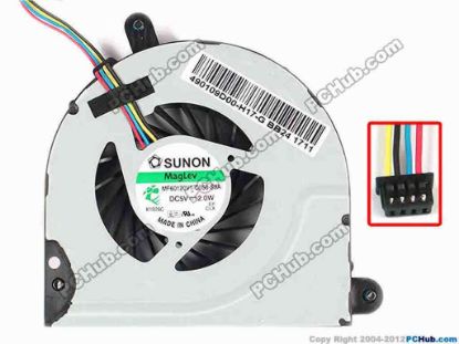 84954 SUNON MF60120V1-C050-S9A Cooling Fan  DC 5V 2.0W, Bare fan SUNON MF60120V1-C050-S9A Cooling Fan