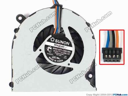 84960 SUNON MF60120V1-C230-S9A Cooling Fan  6033B0024901, w40x4x4, 5V 0.33A, Bare, NEW SUNON MF60120V1-C230-S9A Cooling Fan  