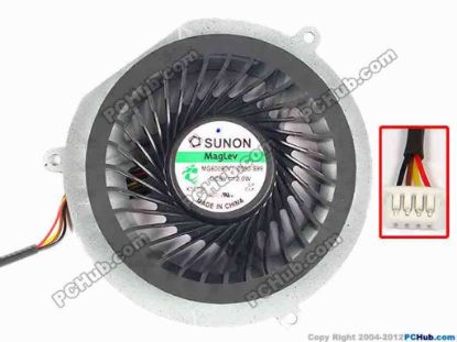 84961 SUNON MG60090V1-C030-S99 Cooling Fan  w30x4x4, 5V 2.0W, Bare fan SUNON MG60090V1-C030-S99 Cooling Fan  