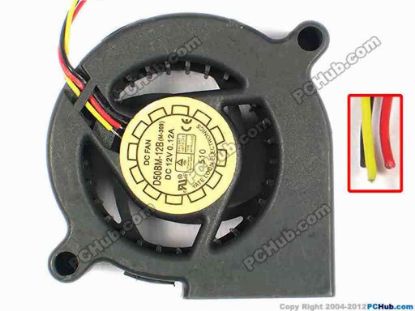 85190 Y.L FAN / Yate Loon D50BM-12B Server - Blower Fan bw50x50x20, 3-Wire, 12V 0.12A Y.L FAN / Yate Loon D50BM-12B Server - Blower Fan 