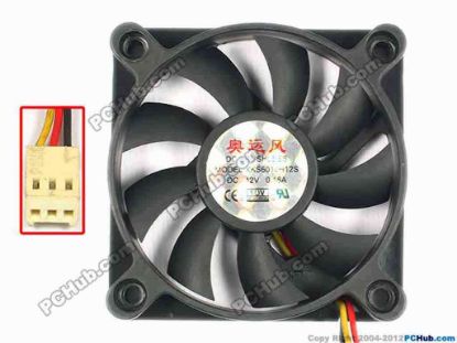 85739 Other Brands XKS6010H12S Server - Square Fan XKS6010H12S, sq60x60x10, w200x3x3,12V 0.16A Other Brands XKS6010H12S Server - Square Fan 