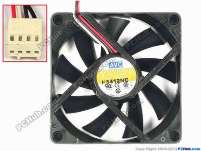 85785 AVC F7015B12HN Server - Square Fan F7015B12HN, sq70x15, w110x4x4, 12V 0.3A AVC F7015B12HN Server - Square Fan 