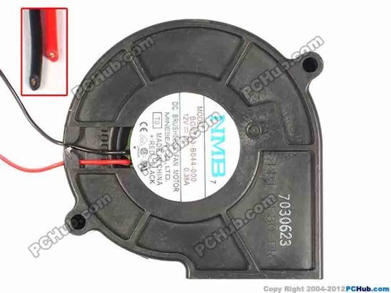 85812 NMB-MAT / Minebea BG0703-B044-000 Server - Blower Fan T0, bw76x76x30, 2-Wire, 212V 0.38A NMB-MAT / Minebea BG0703-B044-000 Server - Blower Fan 