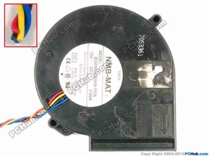 85948 NMB-MAT / Minebea BG0903-B049-P0S Server - Blower Fan 09, sq97x94x33, w90x4, 12V 2.65A NMB-MAT / Minebea BG0903-B049-P0S Server - Blower Fan 