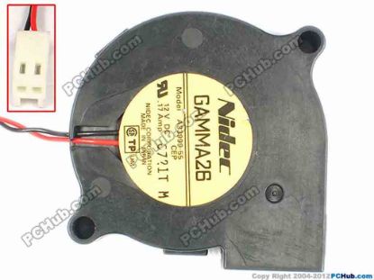 85965 Nidec A33999-55 Server - Blower Fan CEP, sq51x15, w75x2x2, 12V 0.17A Nidec A33999-55 Server - Blower Fan 
