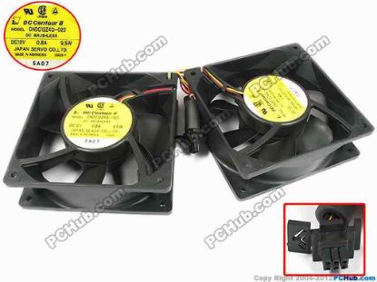 86246 Japan Servo CNDC12Z4Q-023 Server - Square Fan sq120x120x38, w65x6x6, 12V 0.8A 9.5W, 2 fan Japan Servo CNDC12Z4Q-023 Server - Square Fan &nbsp;