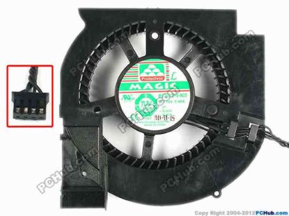 86375 Protechnic Magic MGT8012YB-W20 Server - Round Fan TypeA, dia95x95x23, w50x4x4, 12V 0.48A Protechnic Magic MGT8012YB-W20 Server - Round Fan 